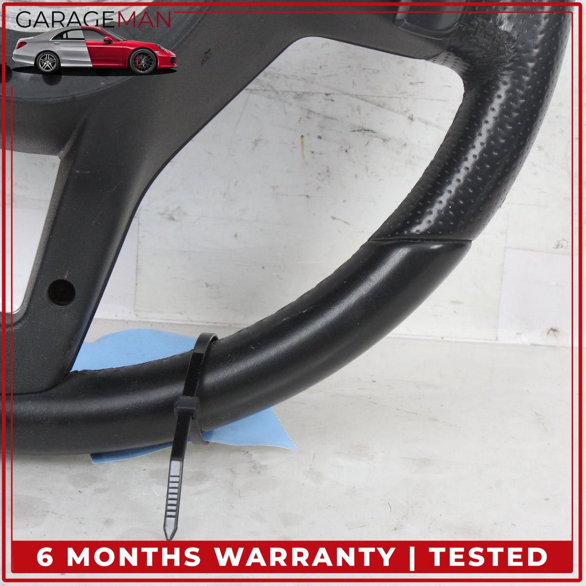 2012-2018 Mercedes W212 E250 Steering Wheel w/ Paddle Shifters 2184600818 OEM