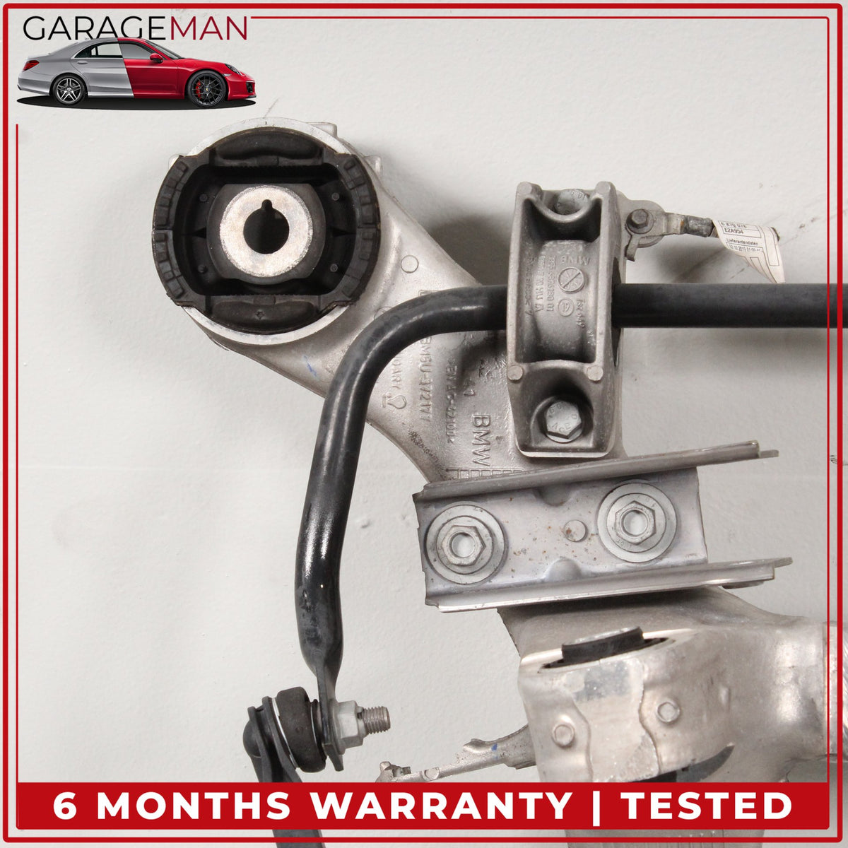 2017-2023 BMW 530e M5 G30 Rear Subframe Crossmember w/ Sway Bar 6886057 OEM