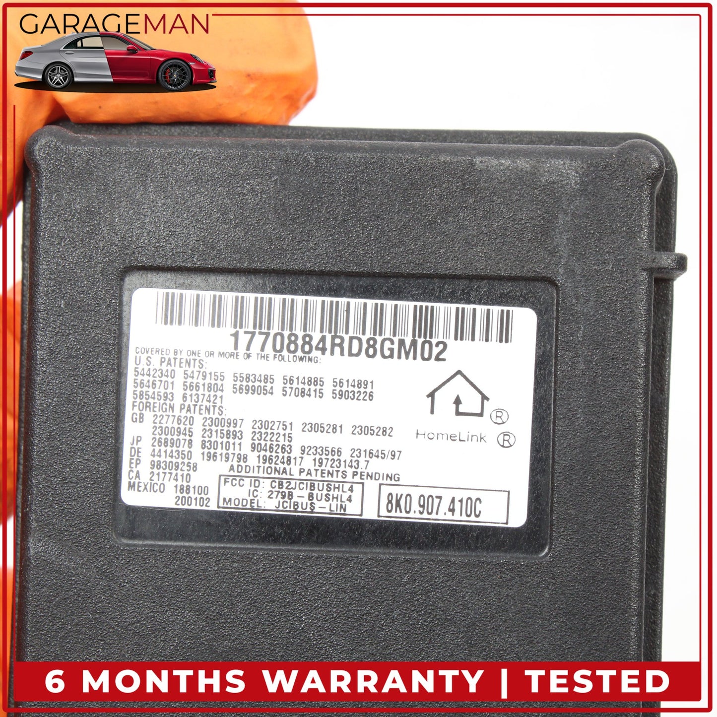 2010-2016 Porsche Panamera 970 HomeLink Garage Door Opener Module 8K0907410C OEM