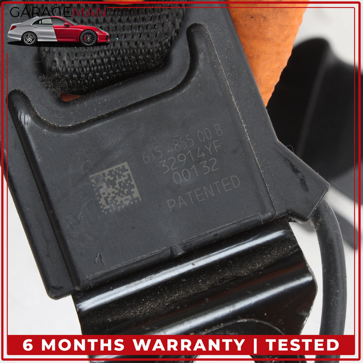 2012-2017 Mercedes W212 E400 CLS500 Front Right Passenger Seat Belt 6185027E OEM