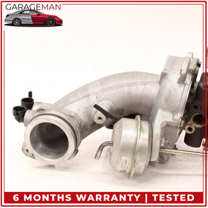 2014-2020 Mercedes W212 E400 M276 Left Turbocharger Turbo Charger Manifold OEM