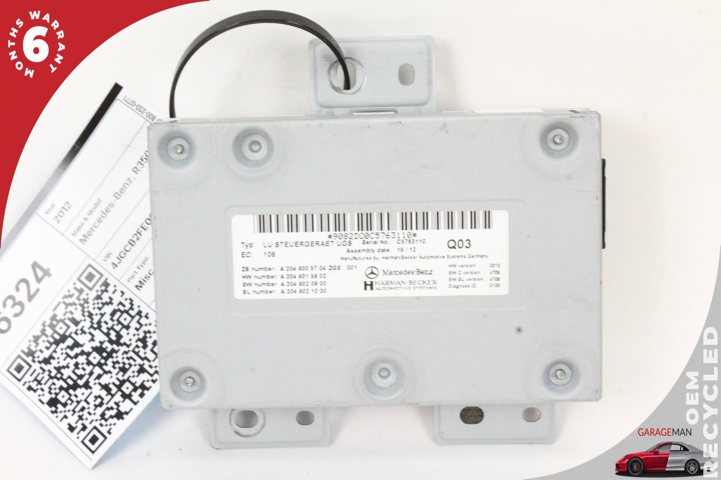2005-2014 Mercedes-Benz R350 W251 Communication Interface Module 2049005704