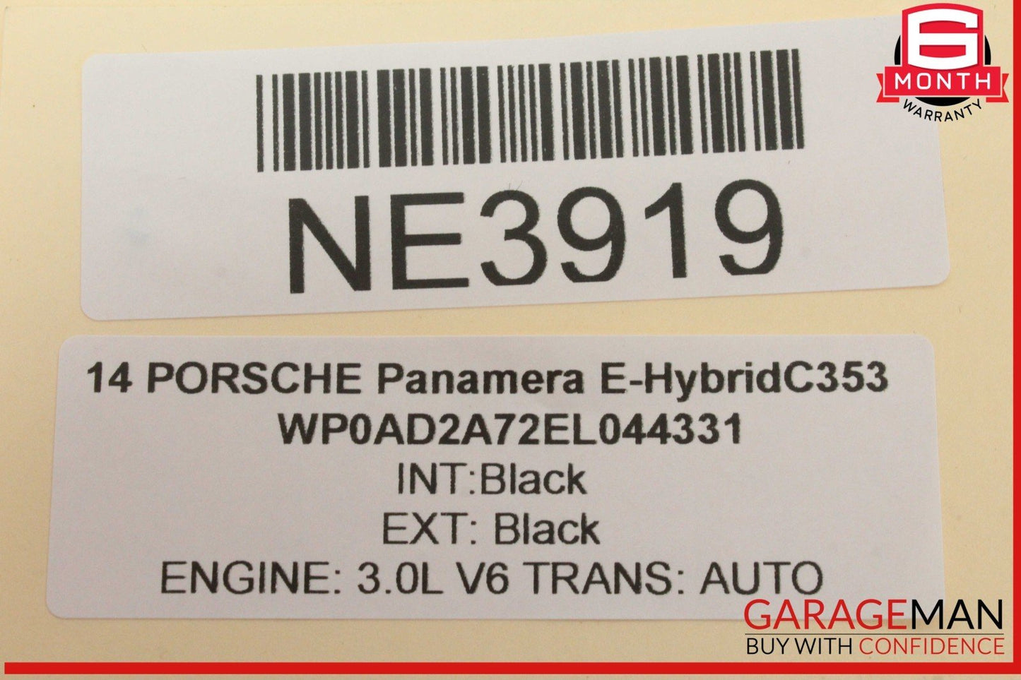 10-16 Porsche Panamera 970 E-Hybrid Dash Left Side Cover Panel w/ Knee Airbag
