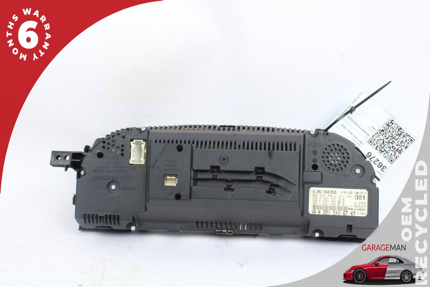 2007-2010 Mercedes W221 S550 Instrument Cluster Speedometer 1036905326 OEM