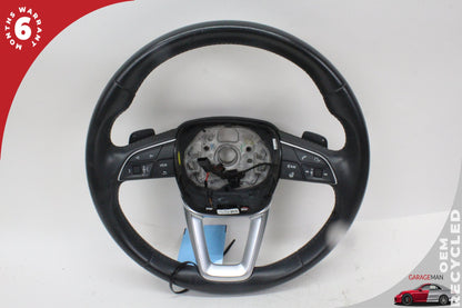 2018-2020 Audi Q5 Heated Steering Wheel w/ Paddle Shifters Black 80A419091L OEM