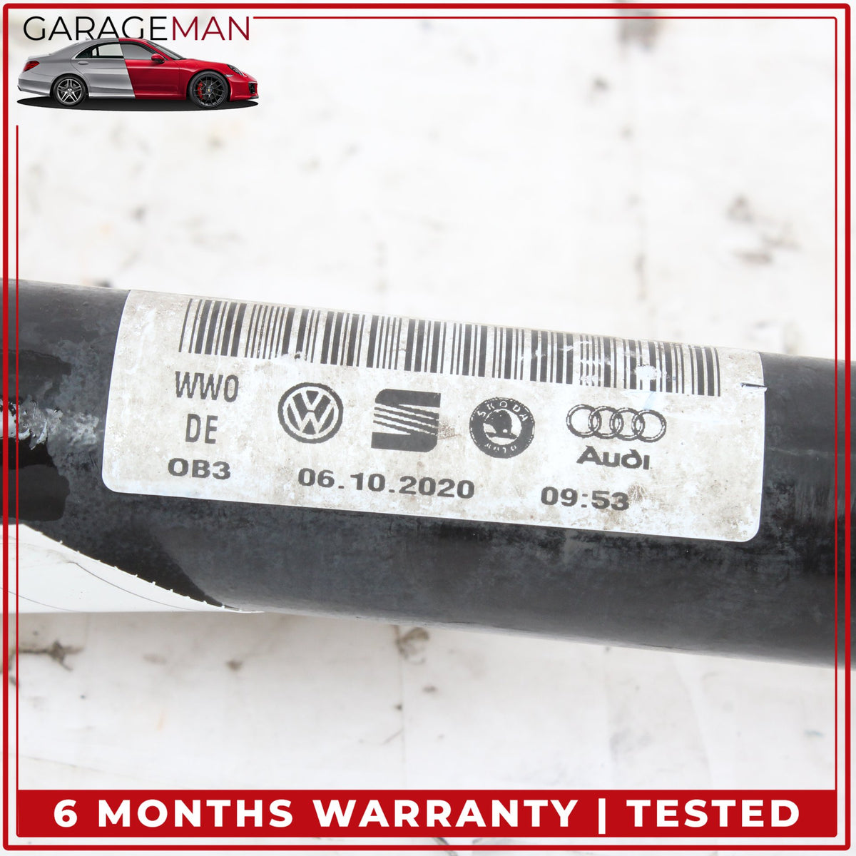 2019-2025 Audi Q3 Quattro F3 AWD Rear Left Side CV Axle Shaft 3Q0501203B OEM