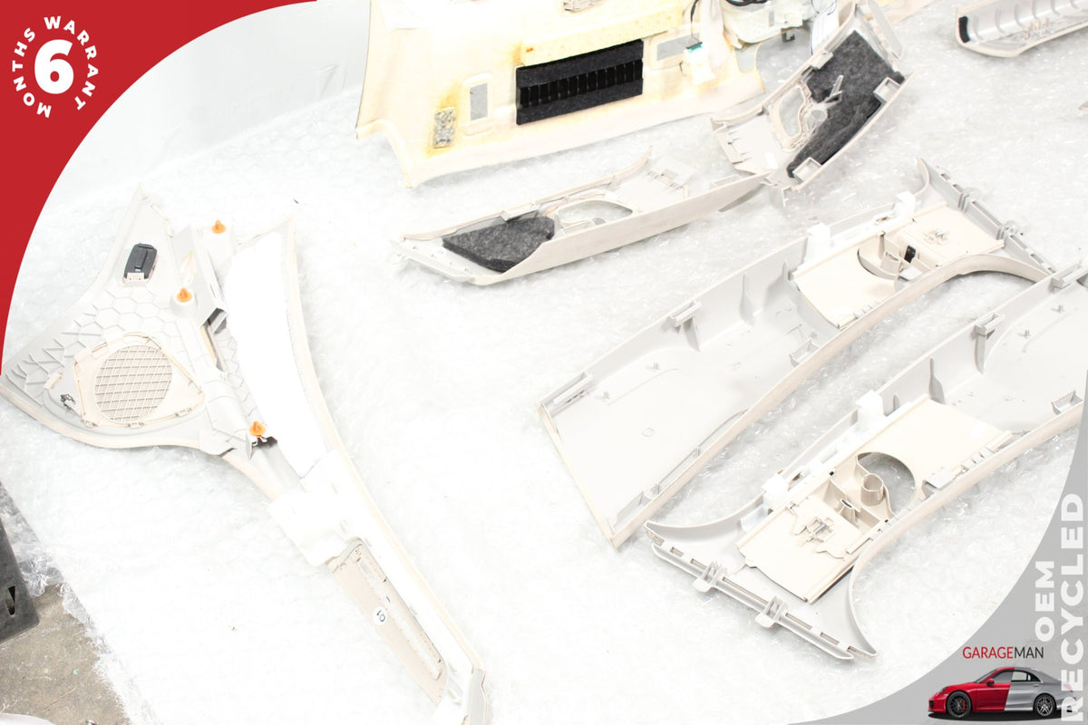 2017-2019 Mercedes W213 E400 Roof Headliner w/ Trim Set Alcantara Suede OEM