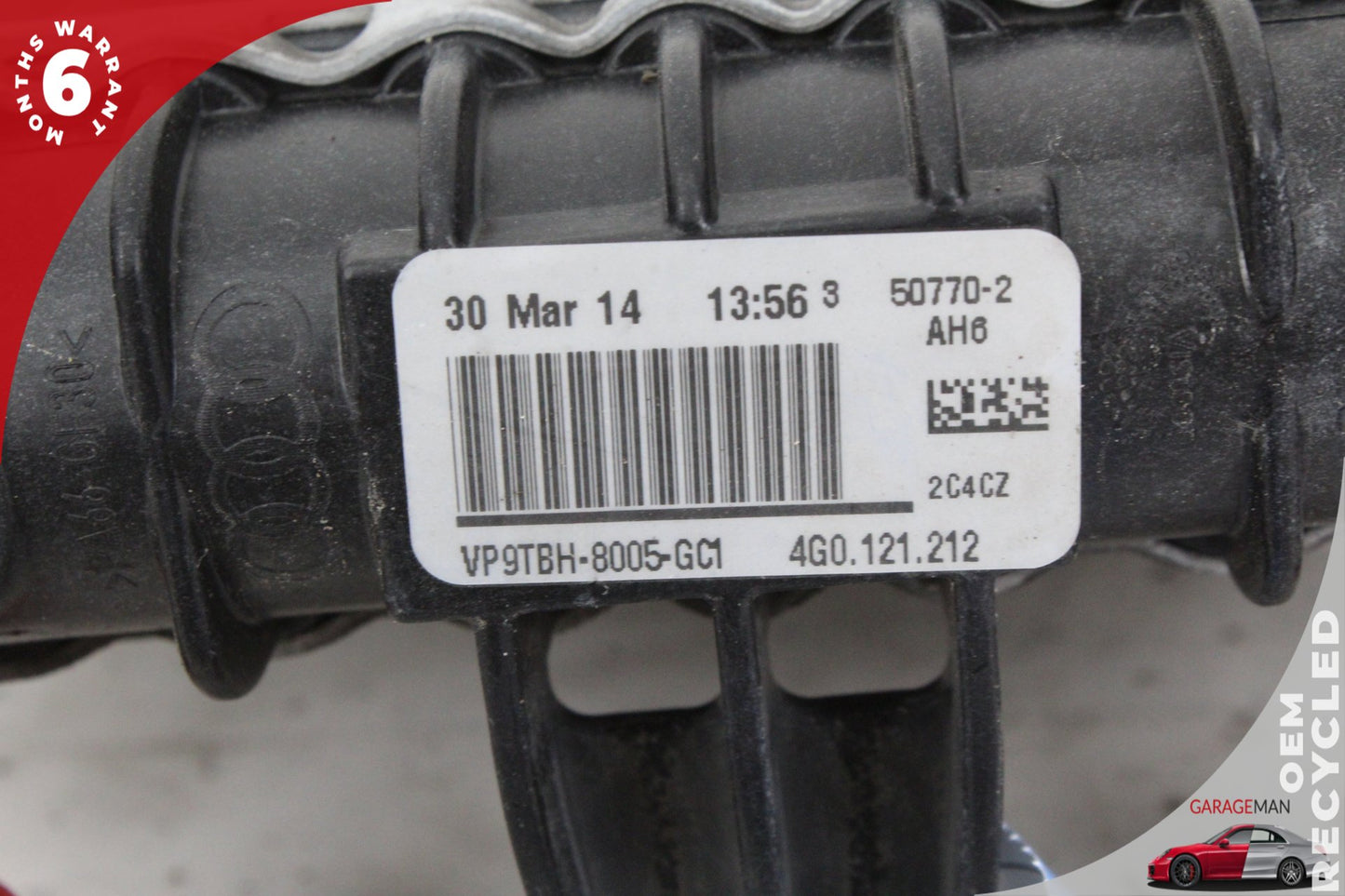 2012-2018 Audi A6 Sedan Engine Coolant Auxiliary Radiator 4G0121212 OEM