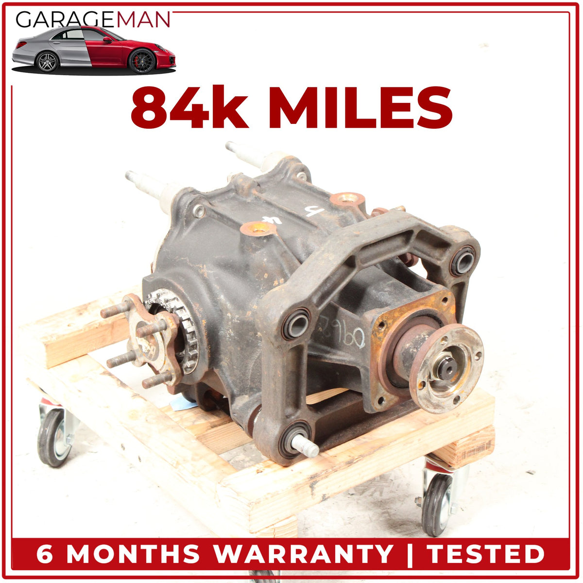 1997-2000 Jaguar XK8 RWD Rear Differential Diff Axle Carrier C14HU004003 OEM