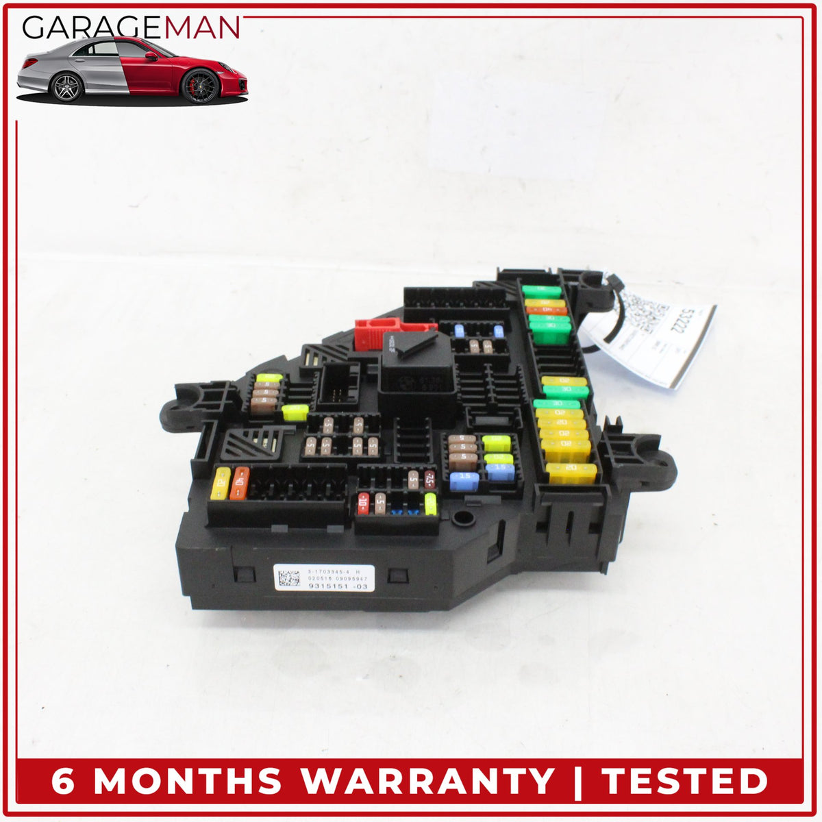 2015-2018 BMW X3 X4 F25 F26 Rear Fuse Box Power Distribution 9315151 OEM