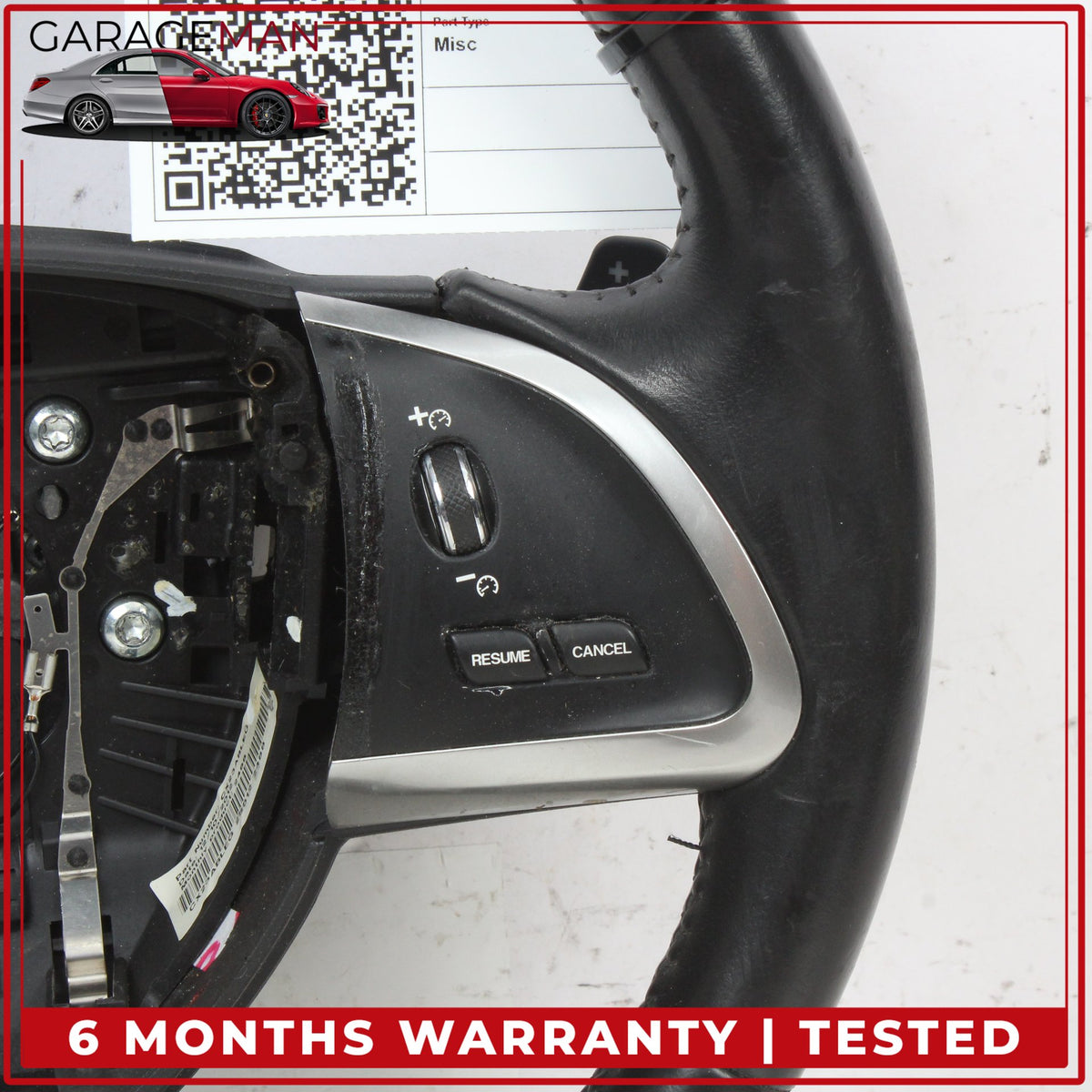 2012-2015 Jaguar XF X250 Front Left Side Steering Wheel w/ Paddle Shifters OEM