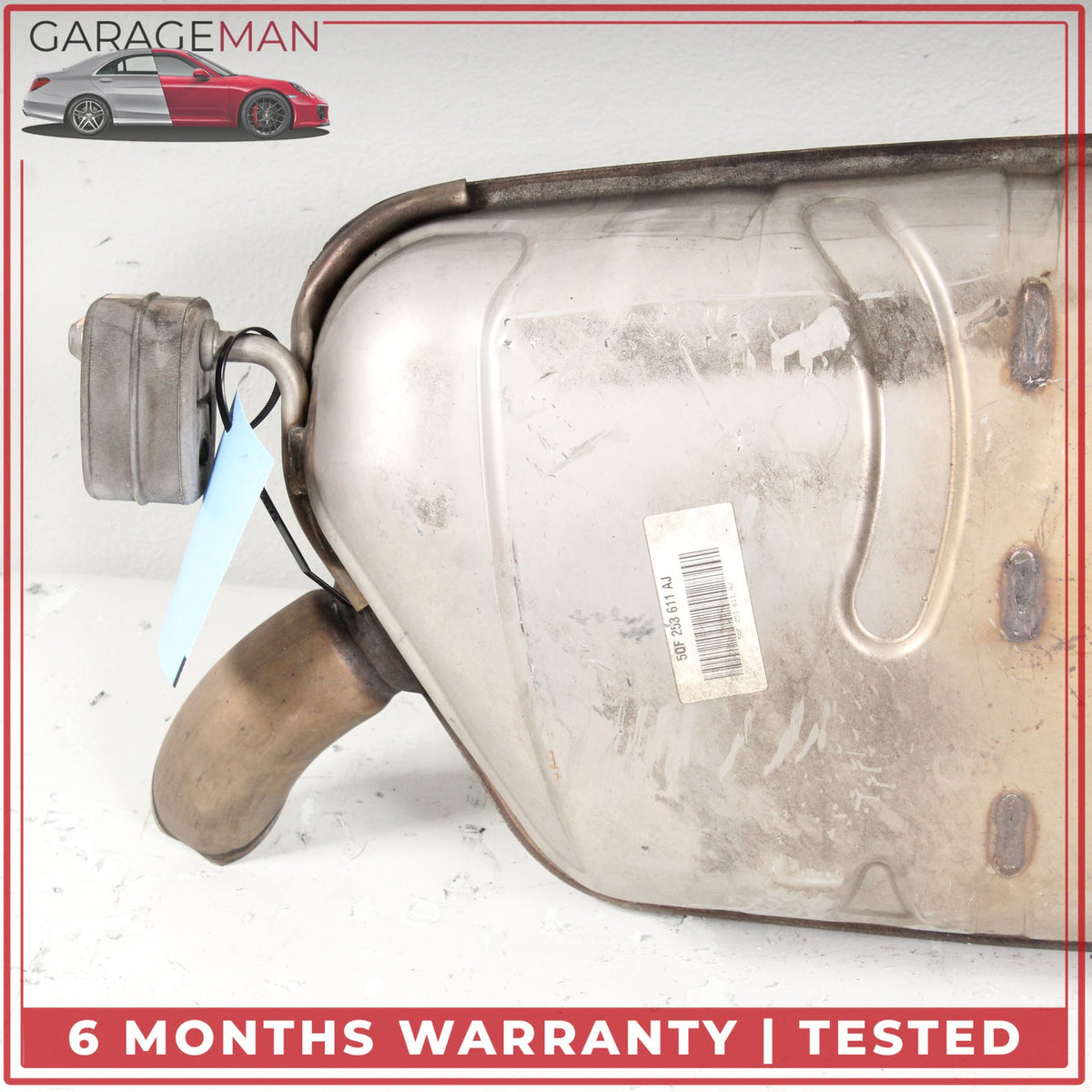 2019-2025 Audi Q3 Quattro F3 Rear Exhaust Muffler 5QF253611F OEM