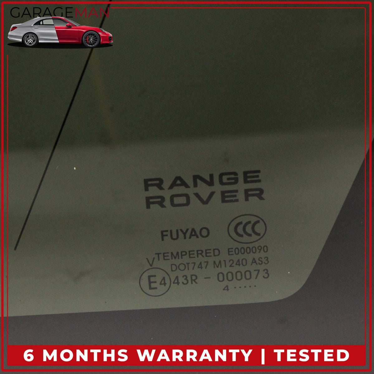 2014-2022 Range Rover Sport L494 Rear Right Quarter Window Glass DK6229600DC OEM