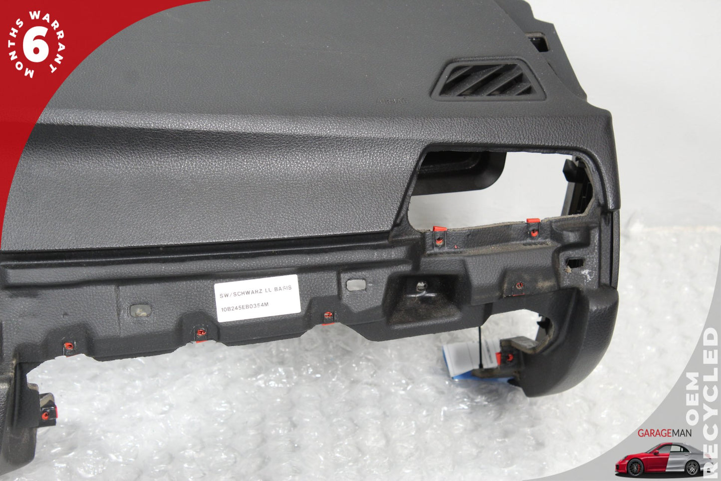 2011-2016 BMW 528i F10 Front Dashboard Dash Board Instrument Panel Black OEM