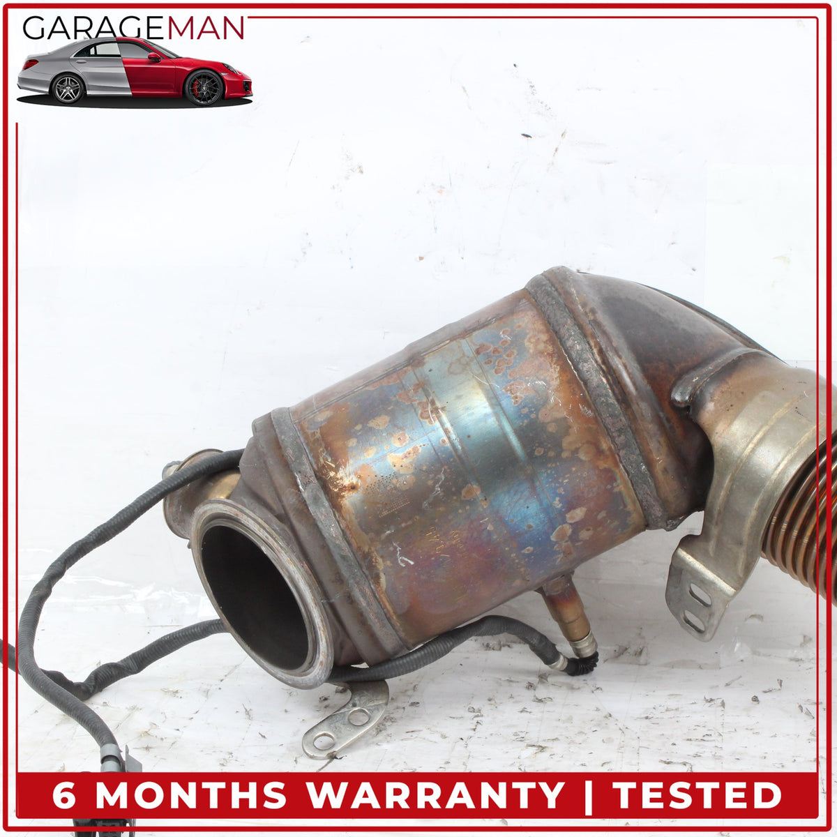 2010-2015 BMW 650i 550i 4.4L V8 Left and Right Side Exhaust Downpipe 7618674 OEM