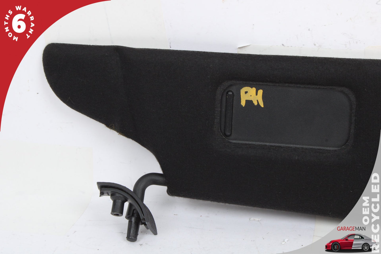 2002-2005 Ford Thunderbird Front Right Side Sun Visor Black 1W637604132ACW OEM
