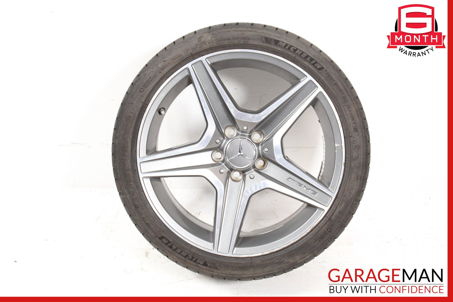 2009-2015 Mercedes W204 C300 Rear Wheel Rim w/ Tire 9JX18 H2 ET54 2044014002 OEM