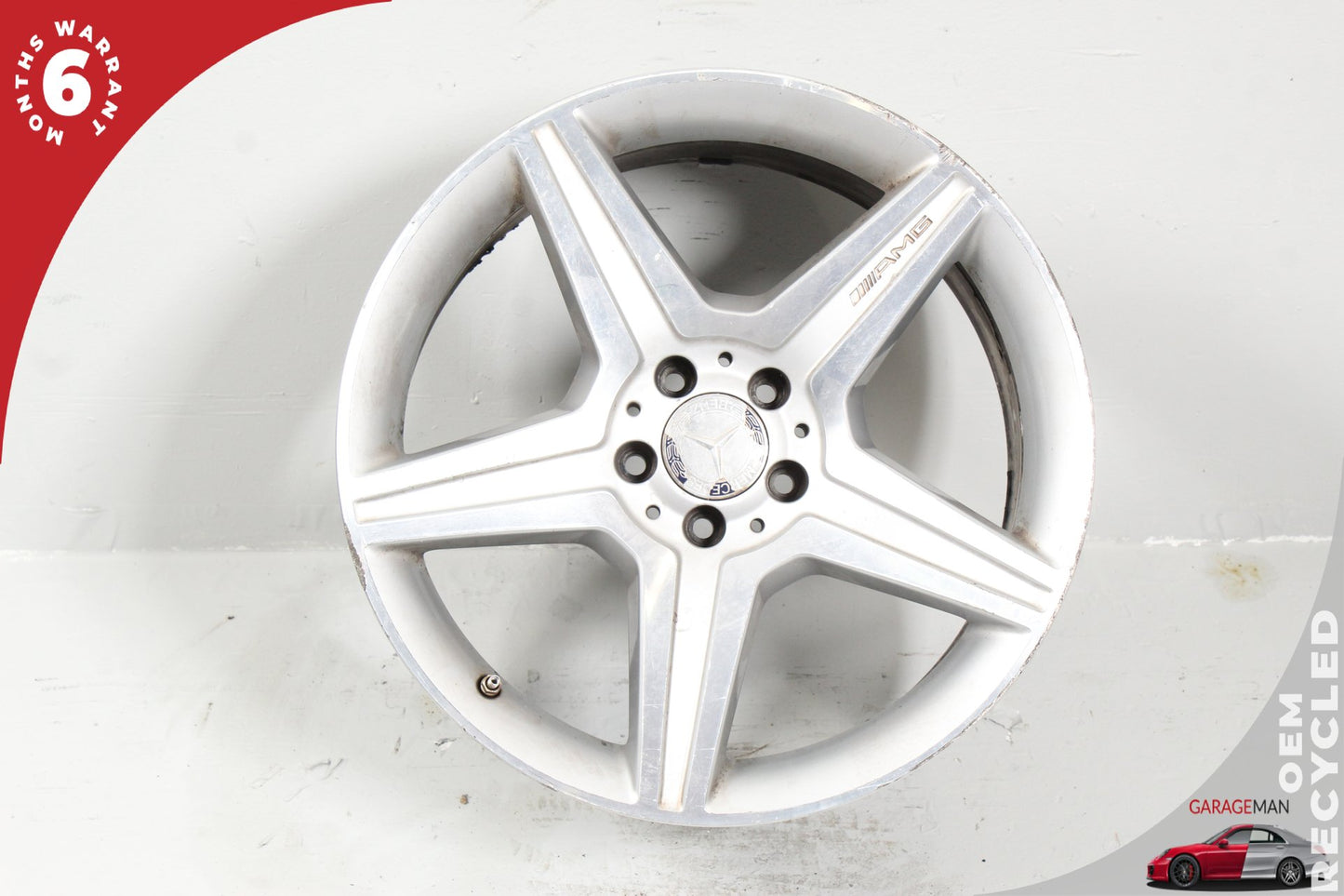 2010-2012 Mercedes W221 S550 CL550 Rear Wheel Rim 9.5JX19H2 ET43 2214016102 OEM