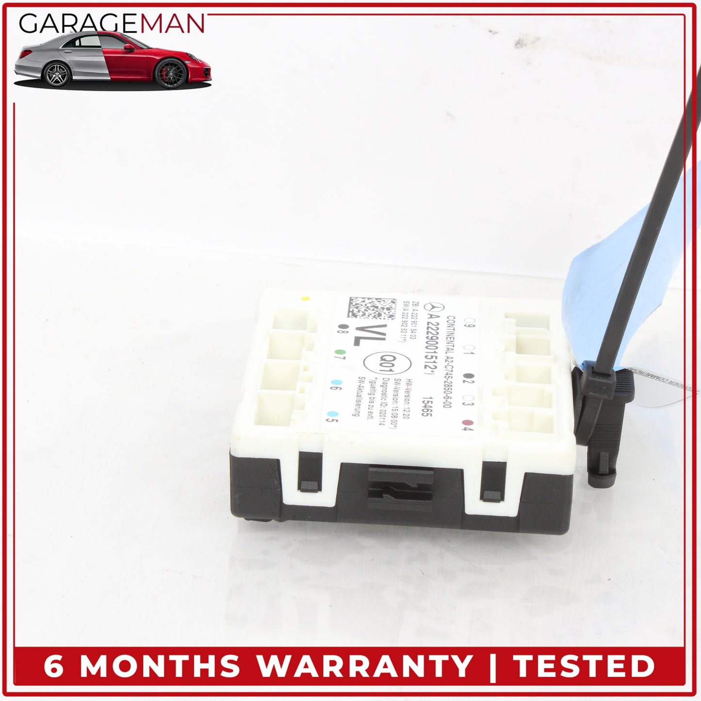 2015-2020 Mercedes W205 C300 Front Left Side Door Control Module 2229001512 OEM