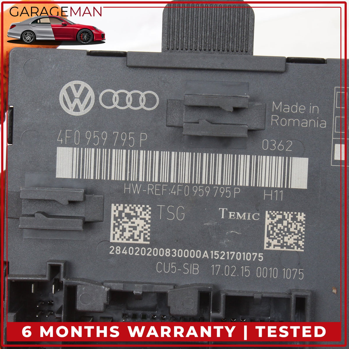2010-2015 Audi Q7 Rear Left or Right Door Control Module Unit 4F0959795P OEM