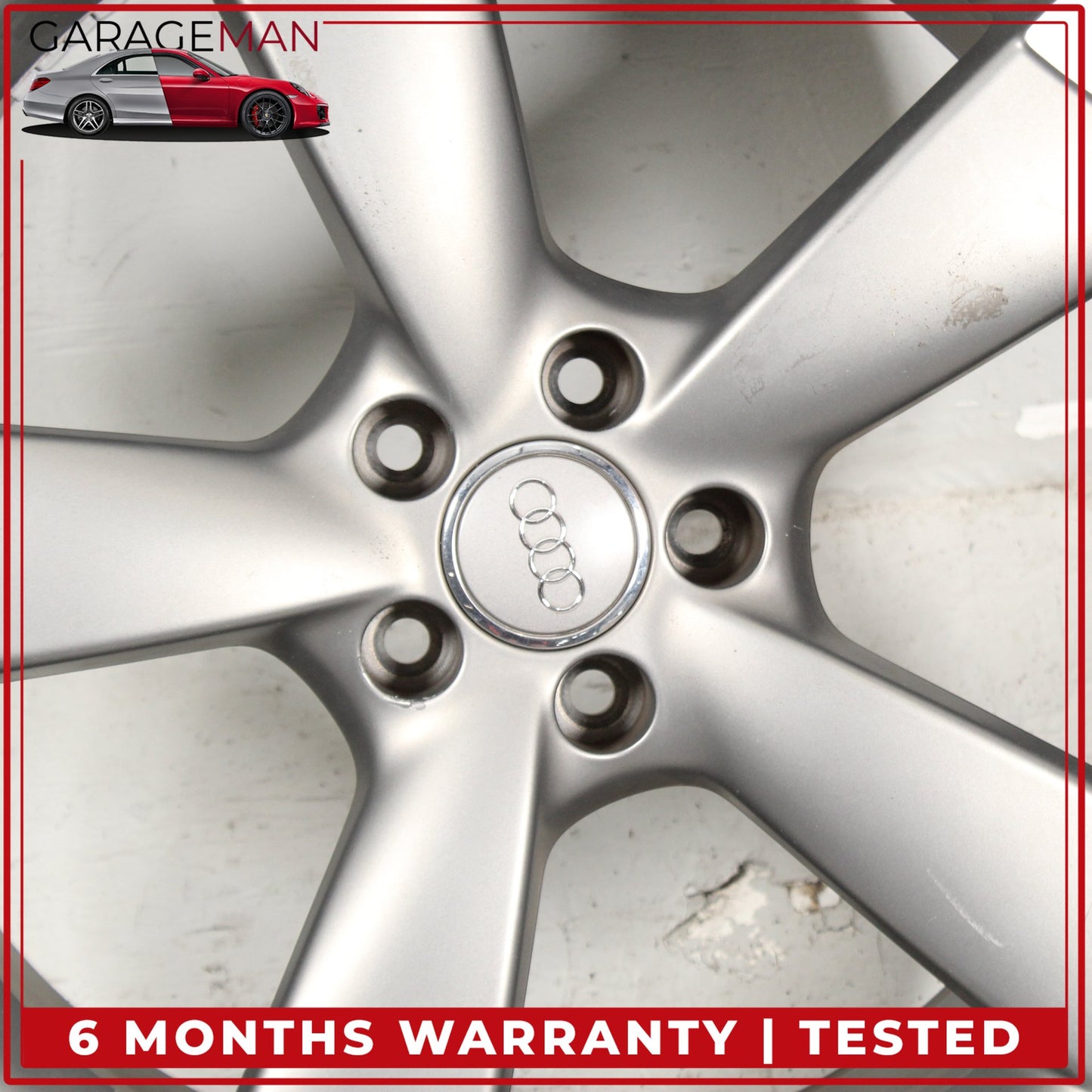 2012-2018 Audi A6 S6 Front or Rear Side 5 Spoke Wheel Rim 8.5JX20H2 ET45 OEM