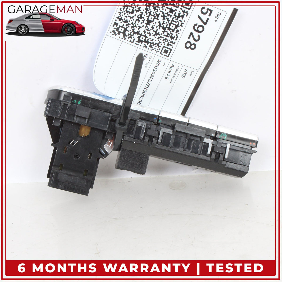 2011-2018 Audi A8 S8 Emergency Warning Hazard Light Control Switch Button OEM
