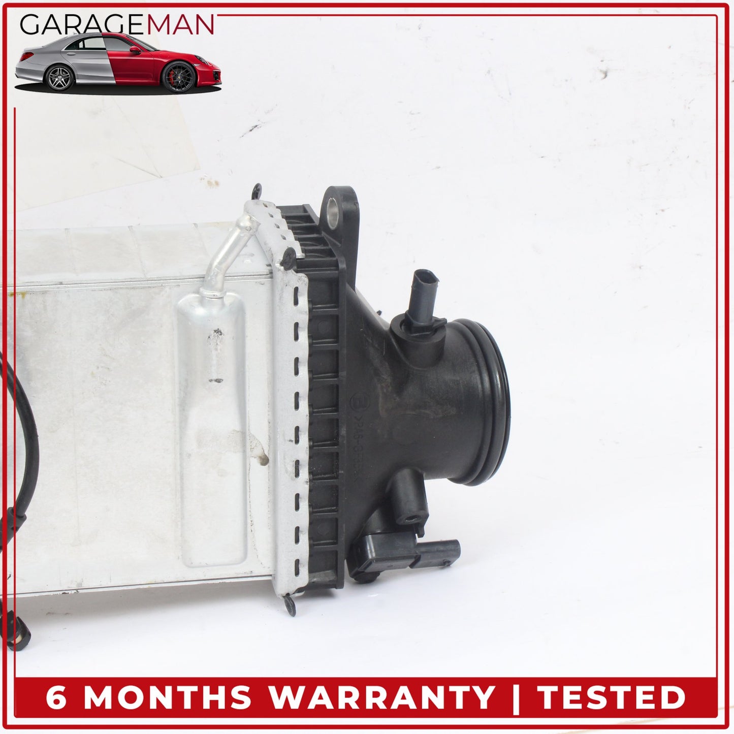 2015-2020 Mercedes W205 C300 Intercooler Radiator w/ Air Intake Pipe Hose OEM