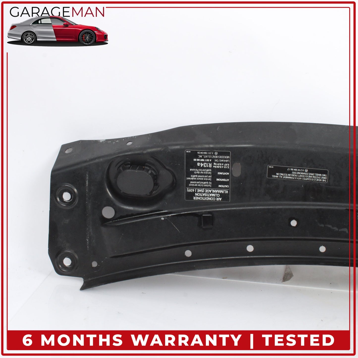 2006-2012 Mercedes W164 ML350 Front Upper Radiator Support Tie Bar OEM