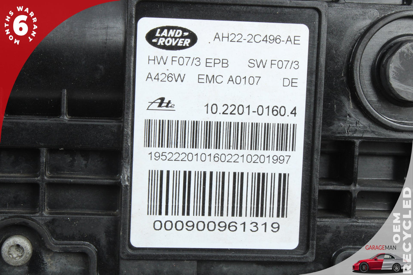 2010-2016 Land Rover LR4 Electric Parking Brake Actuator AH222C496AE OEM