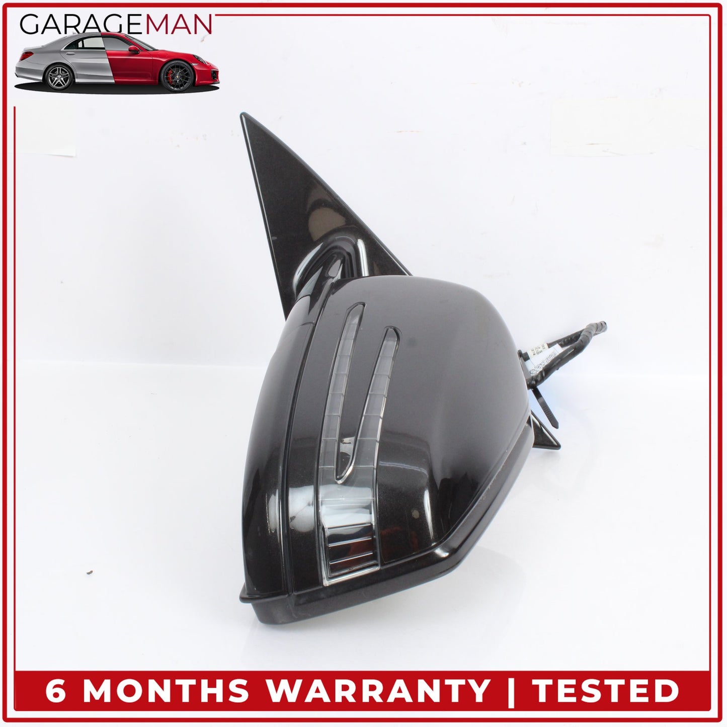2007-2014 Mercedes-Benz CL550 W216 Coupe Front Left Door Rear View Mirror w/ Blind Spot 2168101776 OEM