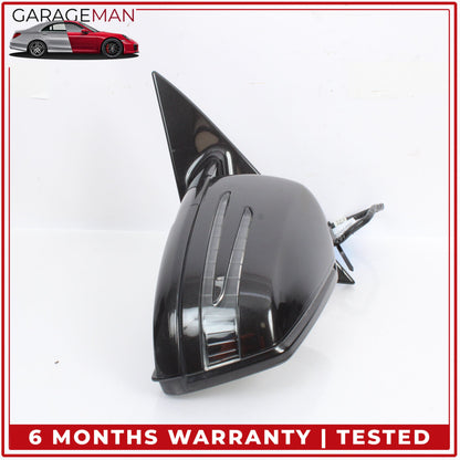 2007-2014 Mercedes-Benz CL550 W216 Coupe Front Left Door Rear View Mirror w/ Blind Spot 2168101776 OEM