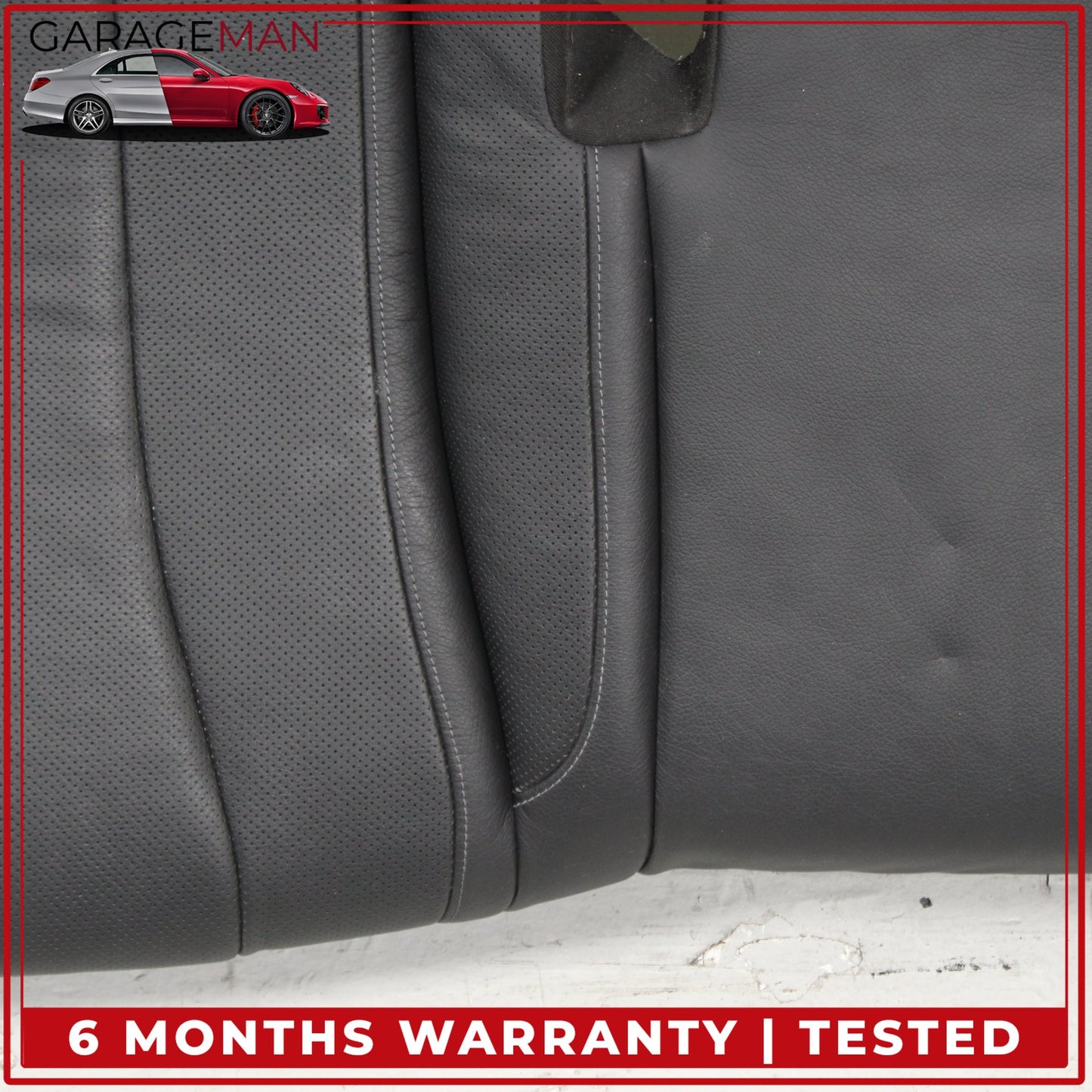 2014-2020 Mercedes W222 S550e Rear Lower Bottom Seat Cushion Black OEM