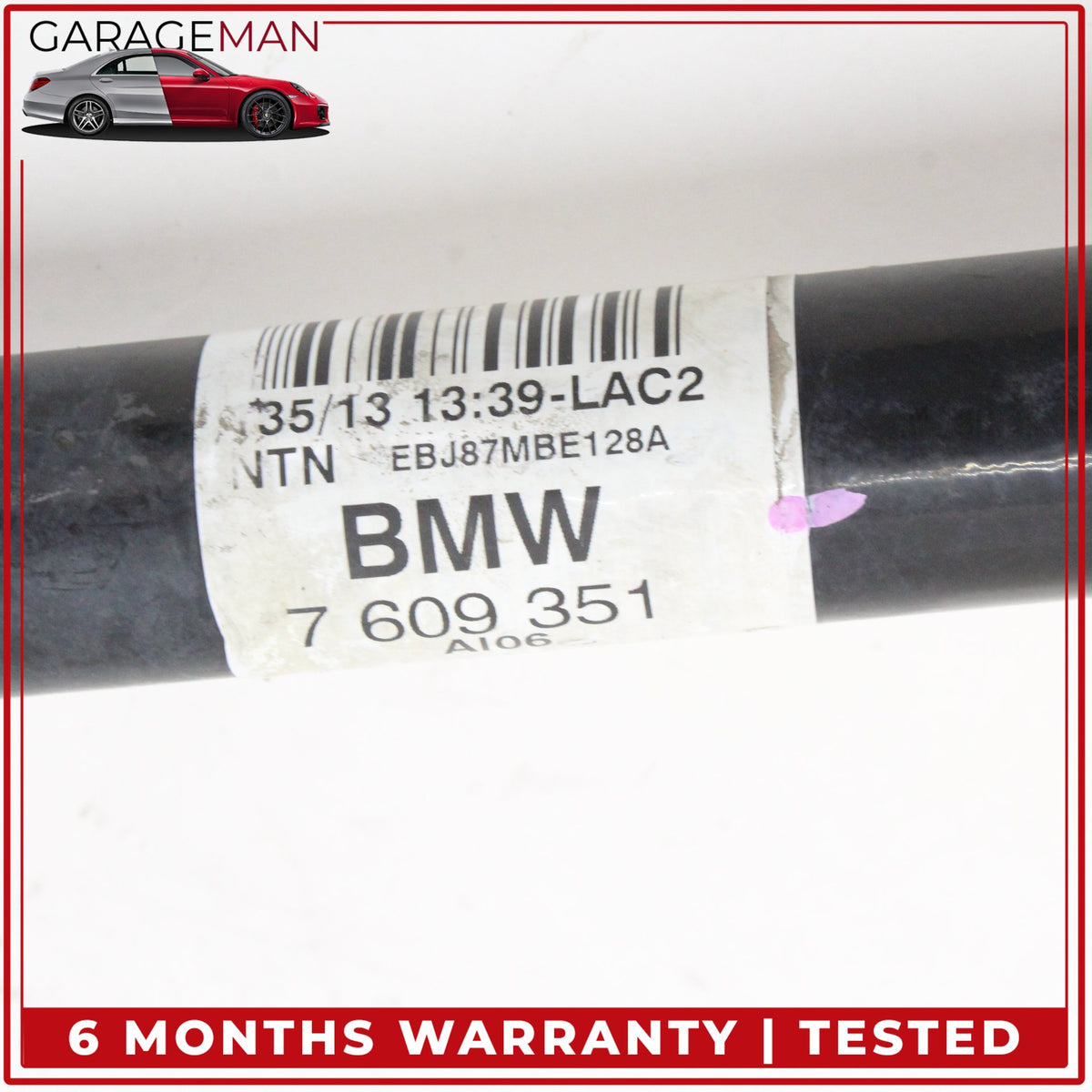 2012-2018 BMW 320i xDrive Rear Left Driver Side CV Axle Drive Shaft 7609351 OEM