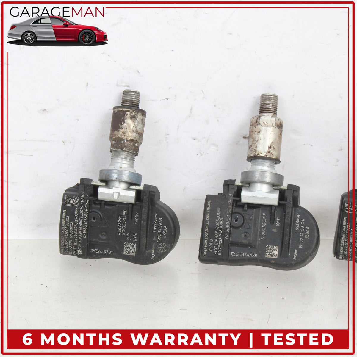 2013-2022 Land Rover Range Rover Sport L494 Tire Pressure Sensor Set of 4 OEM