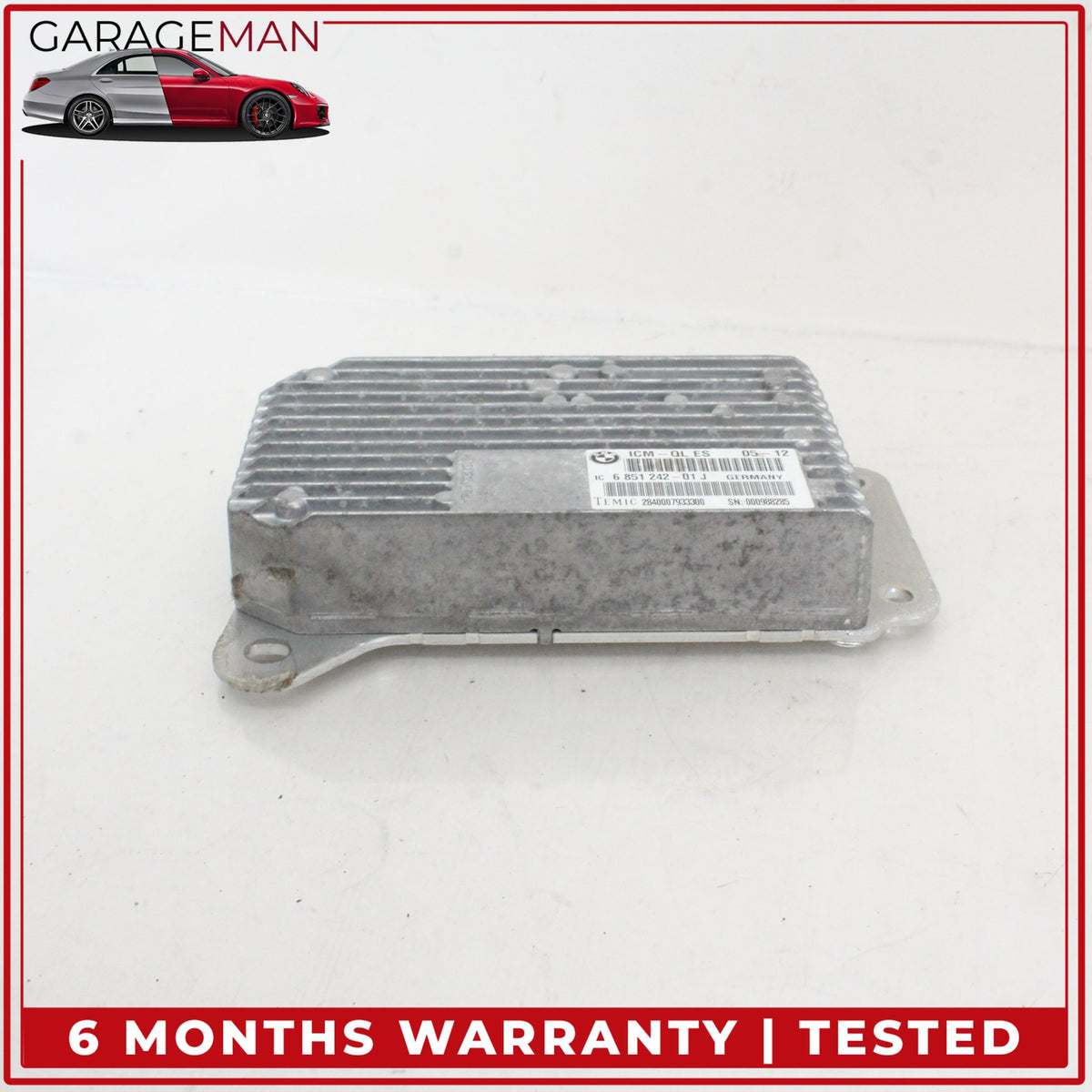 2009-2013 BMW 550i ICM Integrated Chassis Management Control Module 6851242 OEM