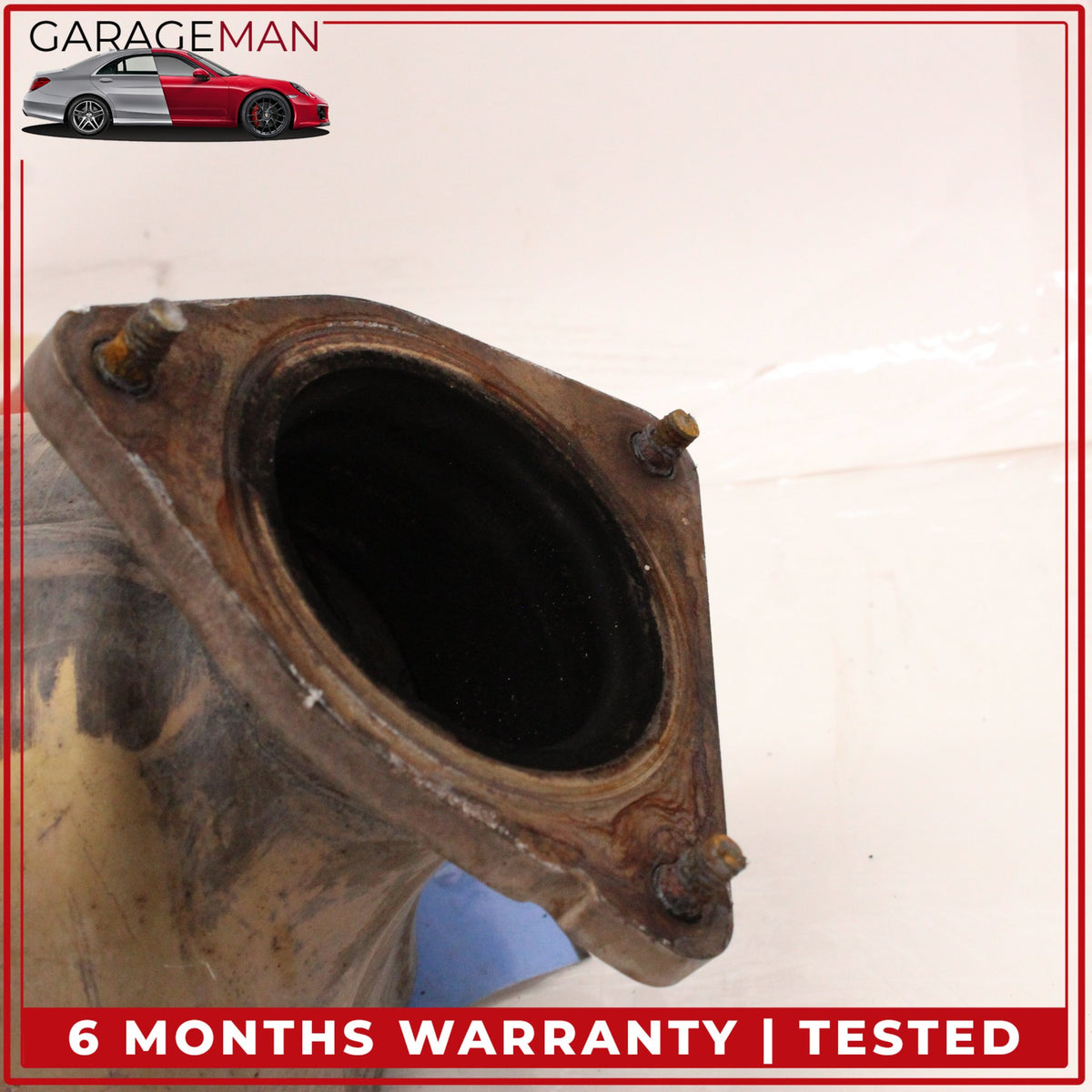 2003-2006 Porsche Cayenne 955 Rear Left Side Engine Exhaust Downpipe OEM