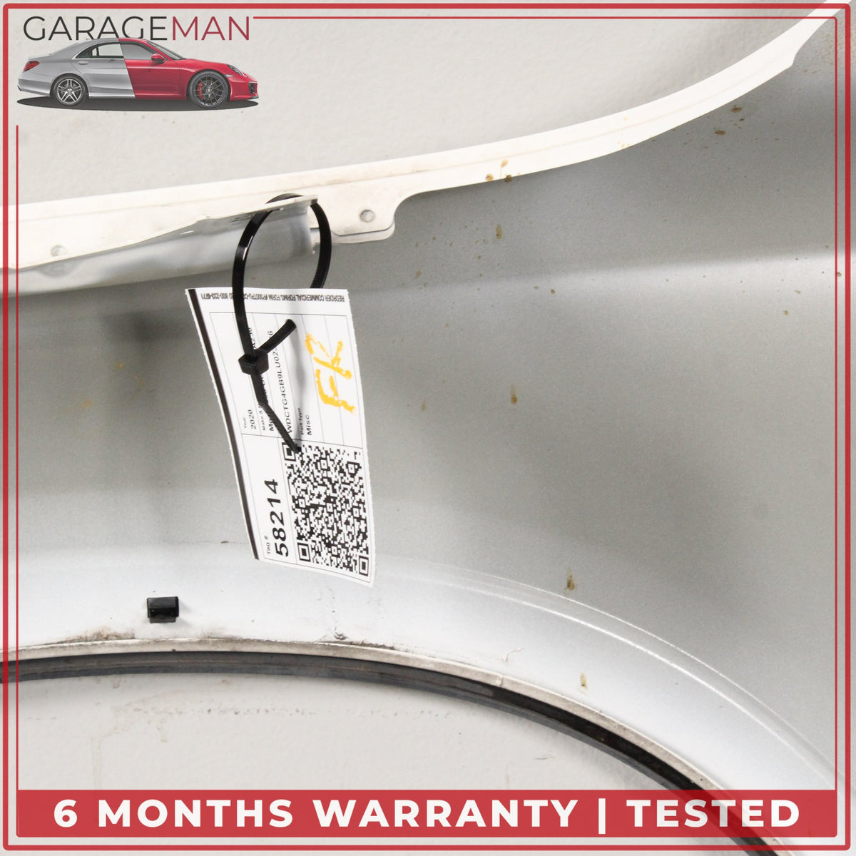 2015-2020 Mercedes X156 GLA250 Front Right Fender Panel w/ Wheel Arch White OEM