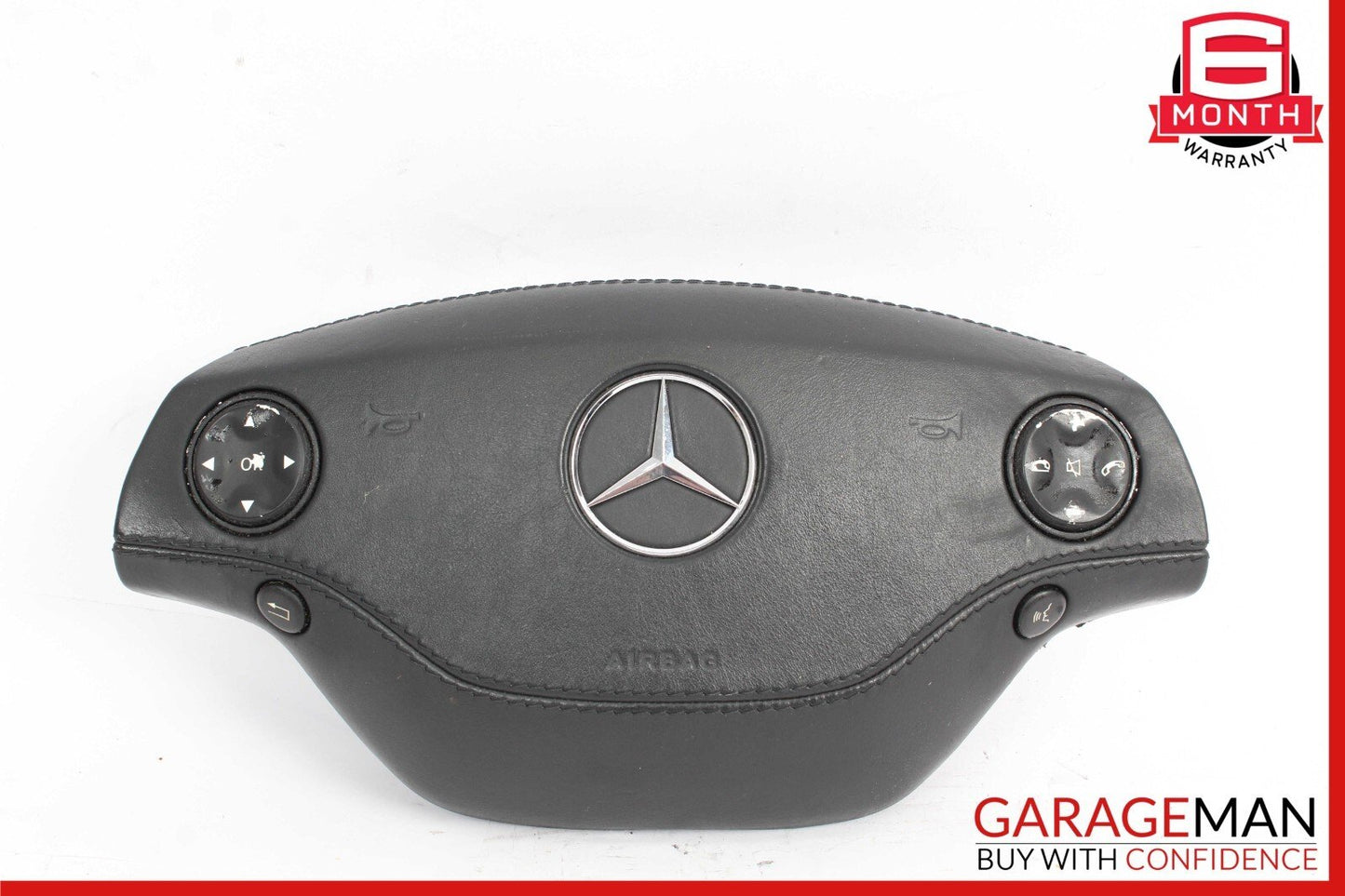 07-10 Mercedes W221 S550 CL500 CL550 Steering Wheel Airbag Air Bag Black OEM