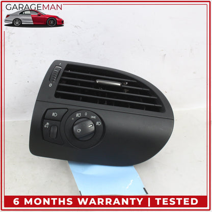 2007 BMW 650i E64 Front Left Dash AC A/C Air Vent w/ Headlight Switch OEM