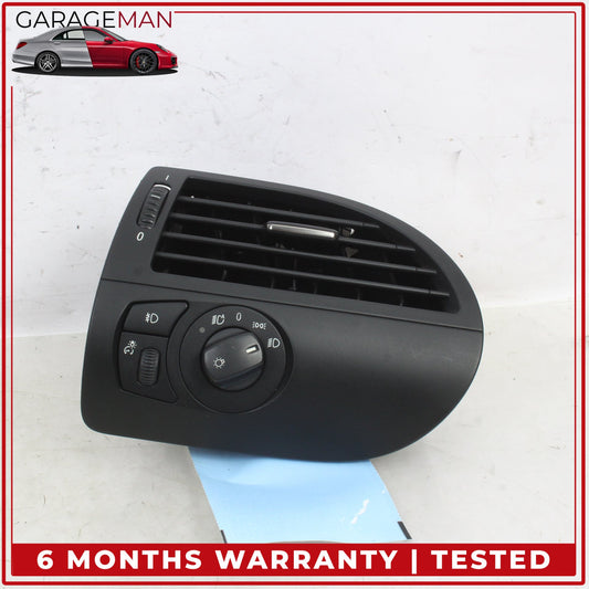 2007 BMW 650i E64 Front Left Dash AC A/C Air Vent w/ Headlight Switch OEM
