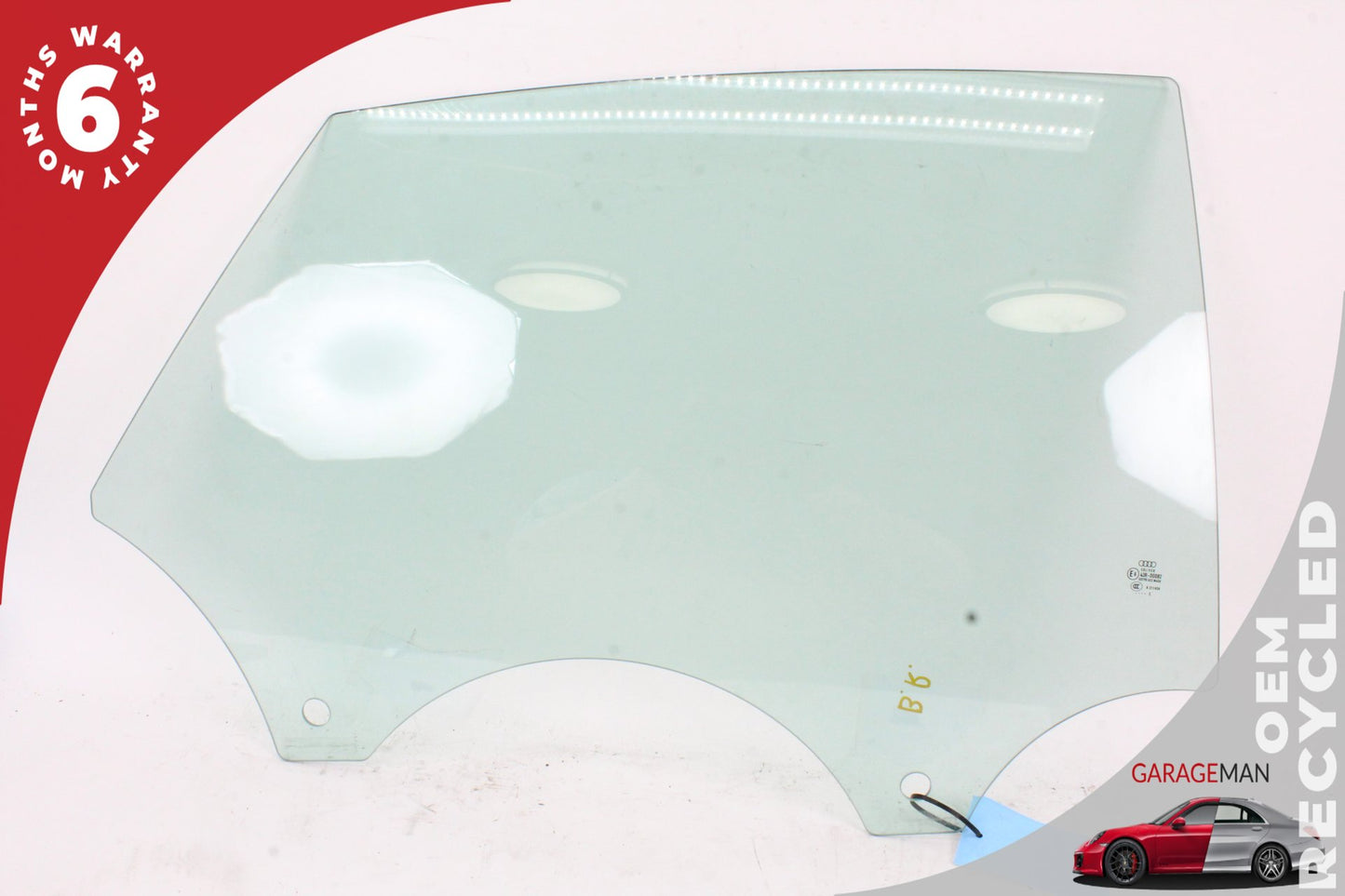 2012-2018 Audi A7 Quattro Rear Right Passenger Side Window Glass 43R00082 OEM