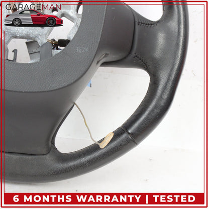 2014-2017 Infiniti Q50 V37 Front Left Heated Steering Wheel Leather Black OEM