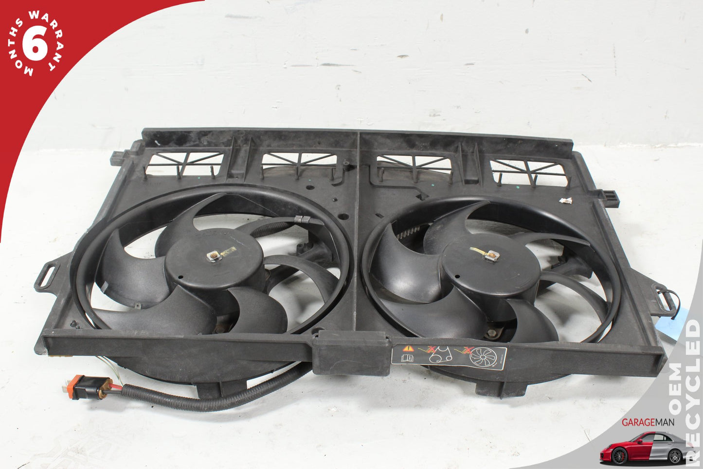 2003-2006 Jaguar XK8 X100 Engine Radiator Cooling Fan Motor Assy 4R838653AA OEM