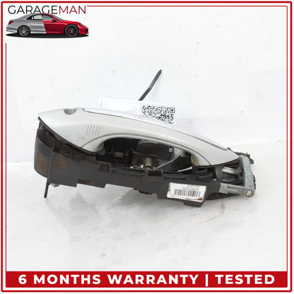 2009-2019 BMW 740i F01 Front Left Side Exterior Door Handle Silver Metallic OEM