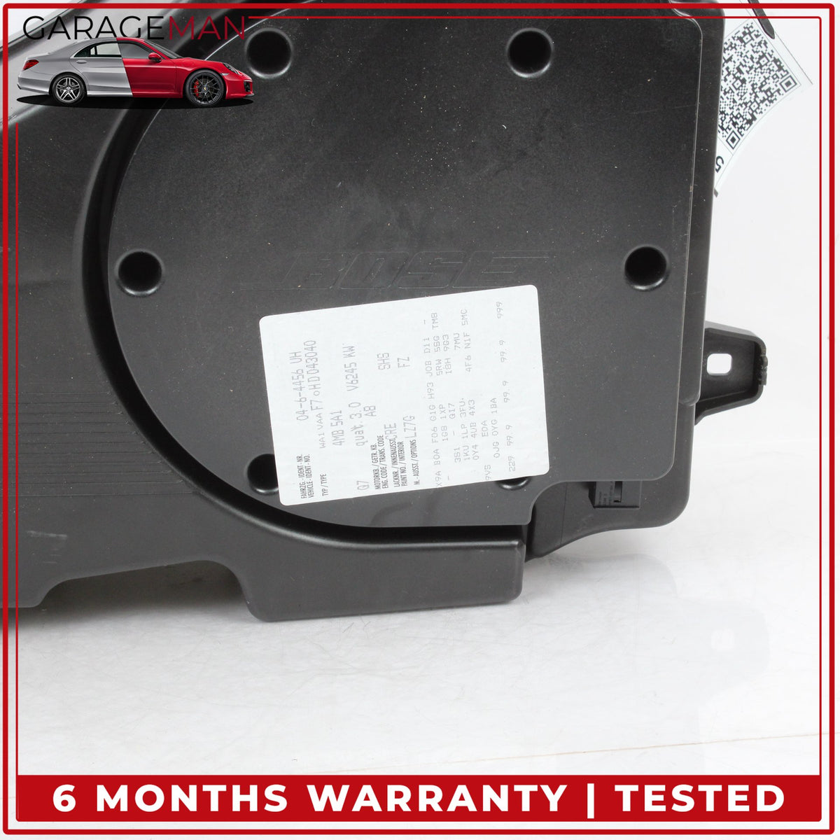 2017-2024 Audi Q7 SUV Rear Subwoofer Audio Speaker Box Bose 4M0035621A OEM