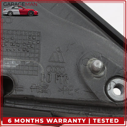2010-2016 Audi A4 S4 Front Left Driver Side Door Rear View Mirror Gray OEM