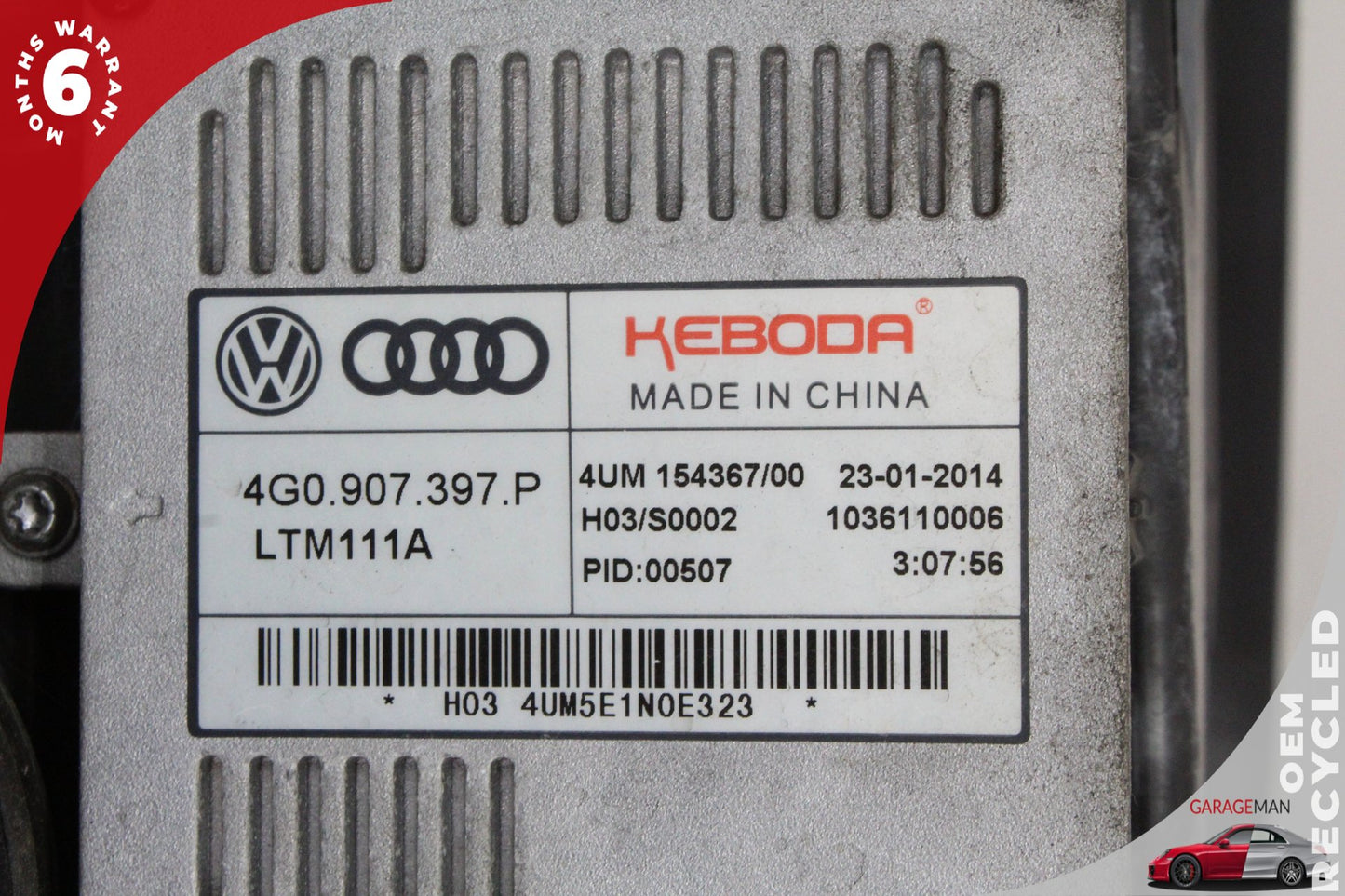 2012-2015 Audi A6 S6 Front Left Side Xenon Head Light Lamp Tinted 4G0941005E OEM