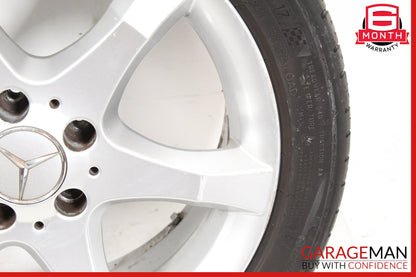 2005-2007 Mercedes W203 C230 C350 Front Wheel Rim w/ Tire 7.5JX17H2 ET36 OEM