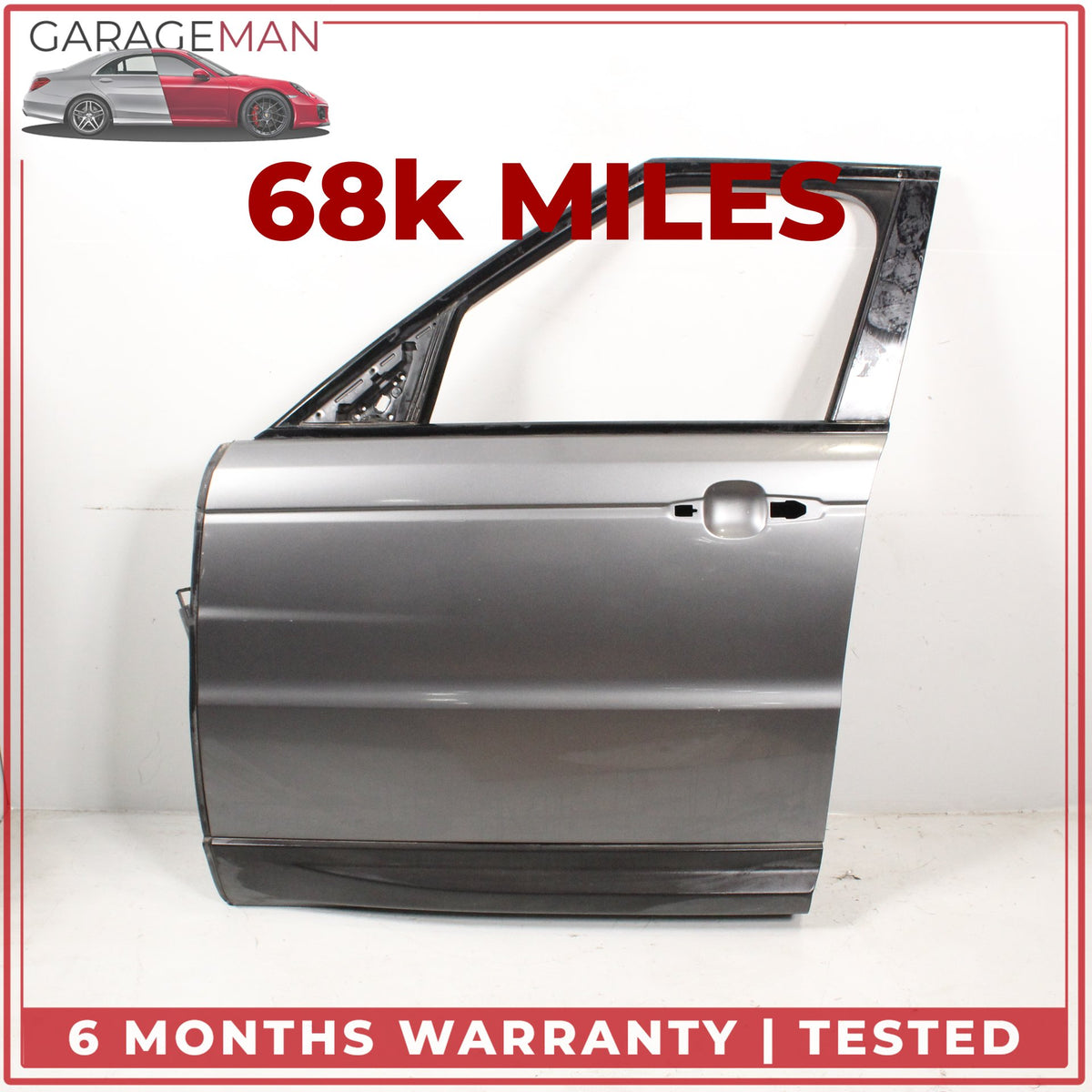 2014-2022 Land Rover Range Rover Sport L494 Front Left Side Door Shell Gray OEM