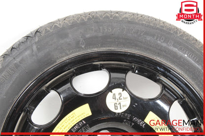 2003-2009 Mercedes E320 W211 Emergency Spare Tire Donut Rim 2114012502